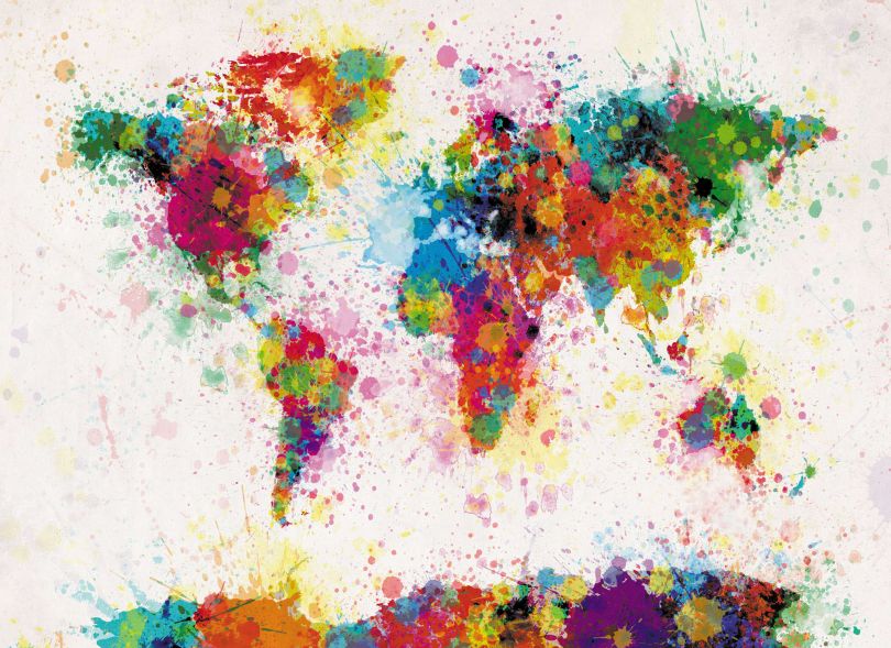 paintsplashesmapoftheworld_am00922 Maps International Blog