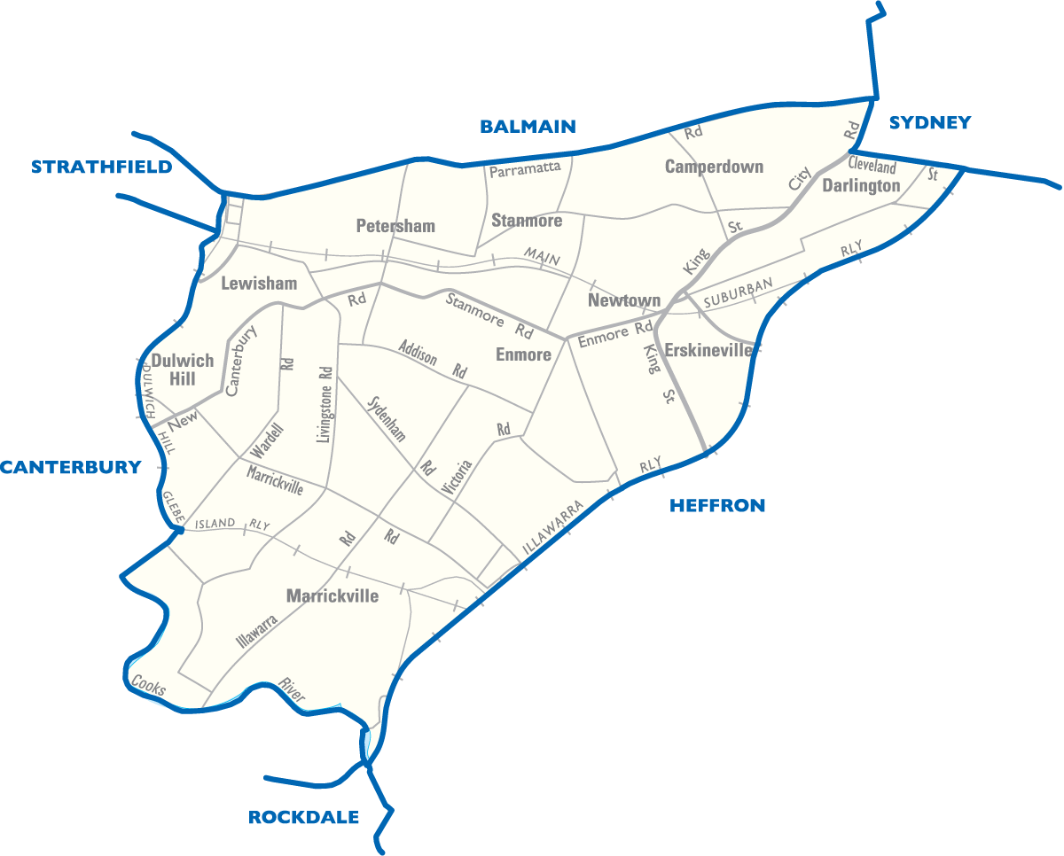 Marrickville City Map