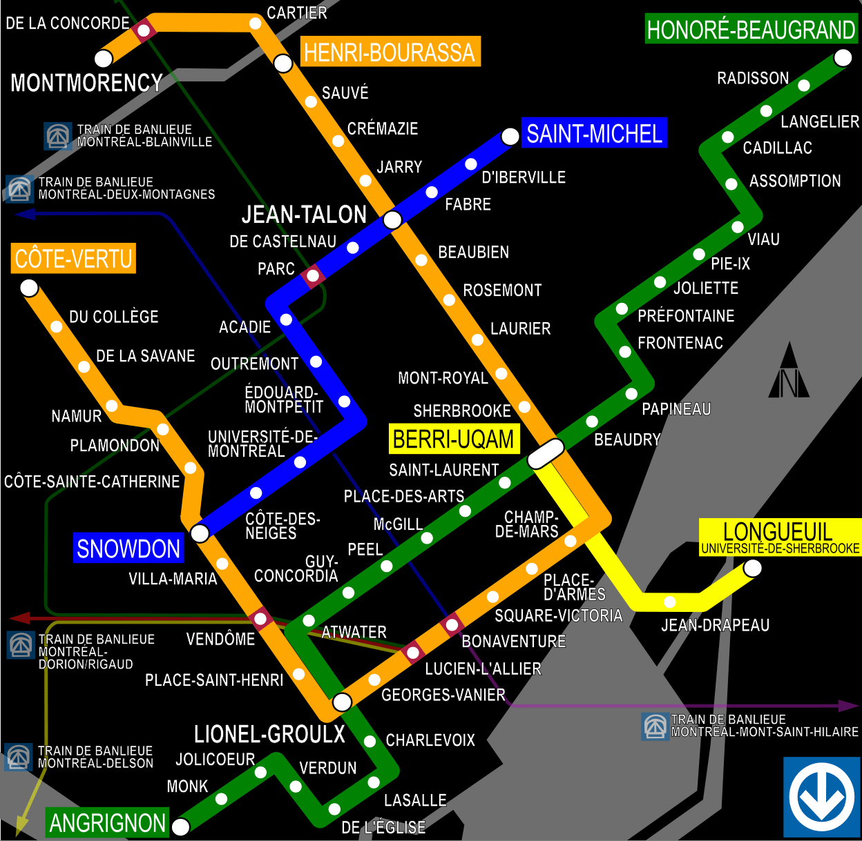 Monterrey Subway Map (metro) •