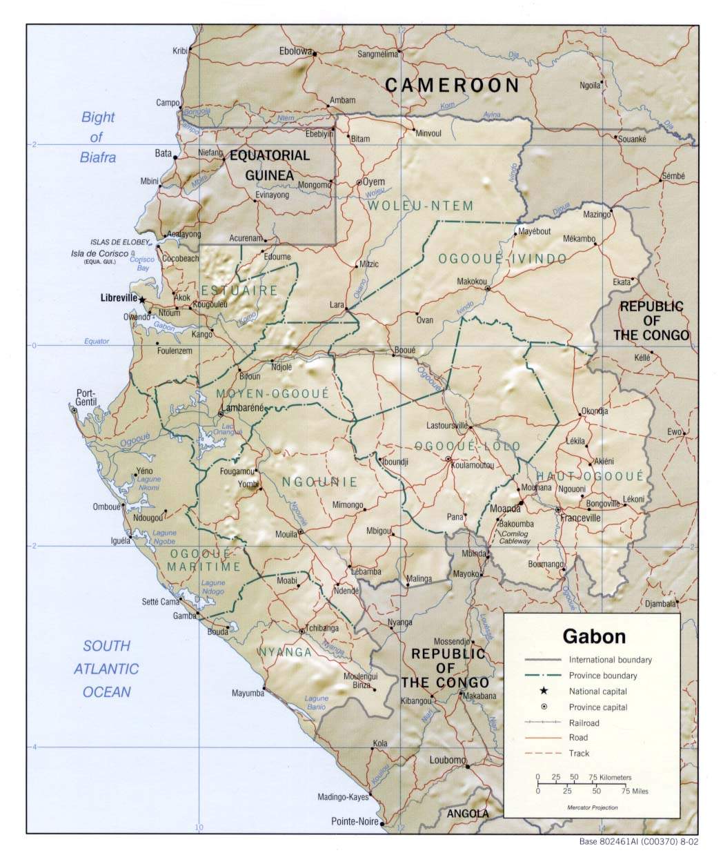 Gabon Map