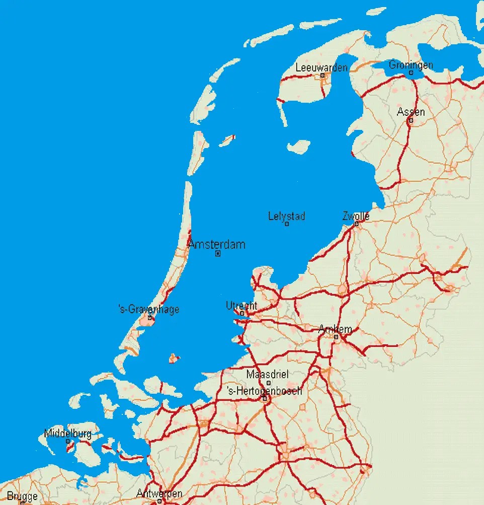 Nap Nederland Kaartoos Nederlandvolgensnap