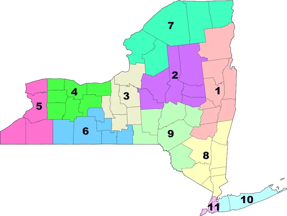 Nysdot Regions Map
