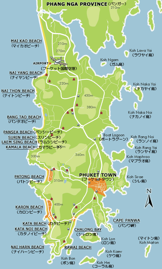 Phuket Airport Map