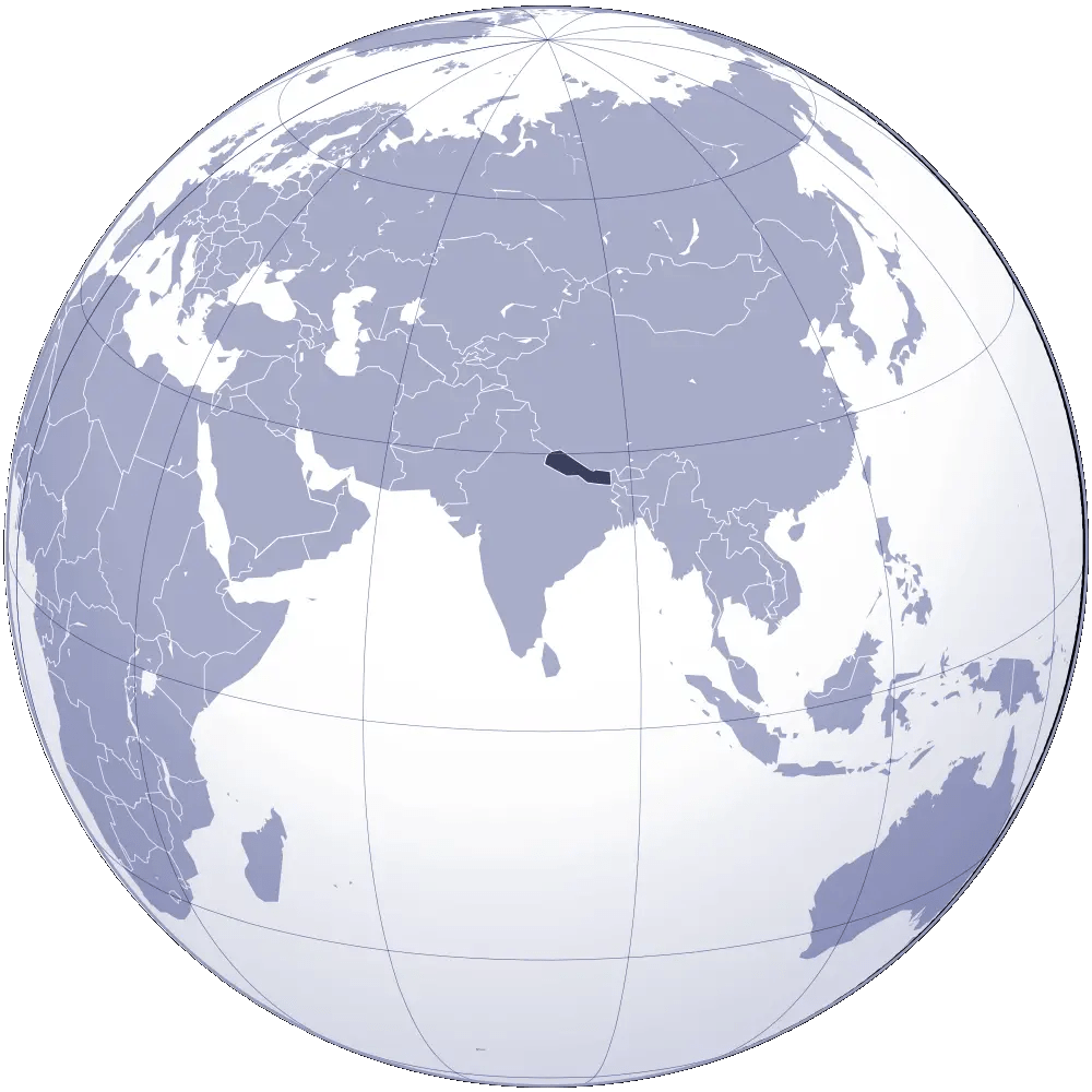 Locate Nepal In World Map Where Is Nepal Located