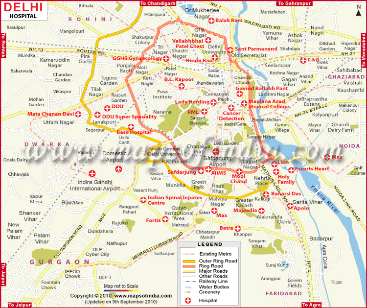 Apollo Hospital Delhi Metro Map Hospitals in Delhi, List of Hospitals in Delhi