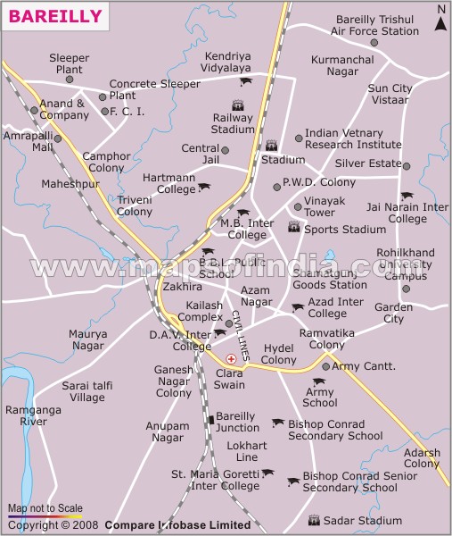 Bareilly City Map
