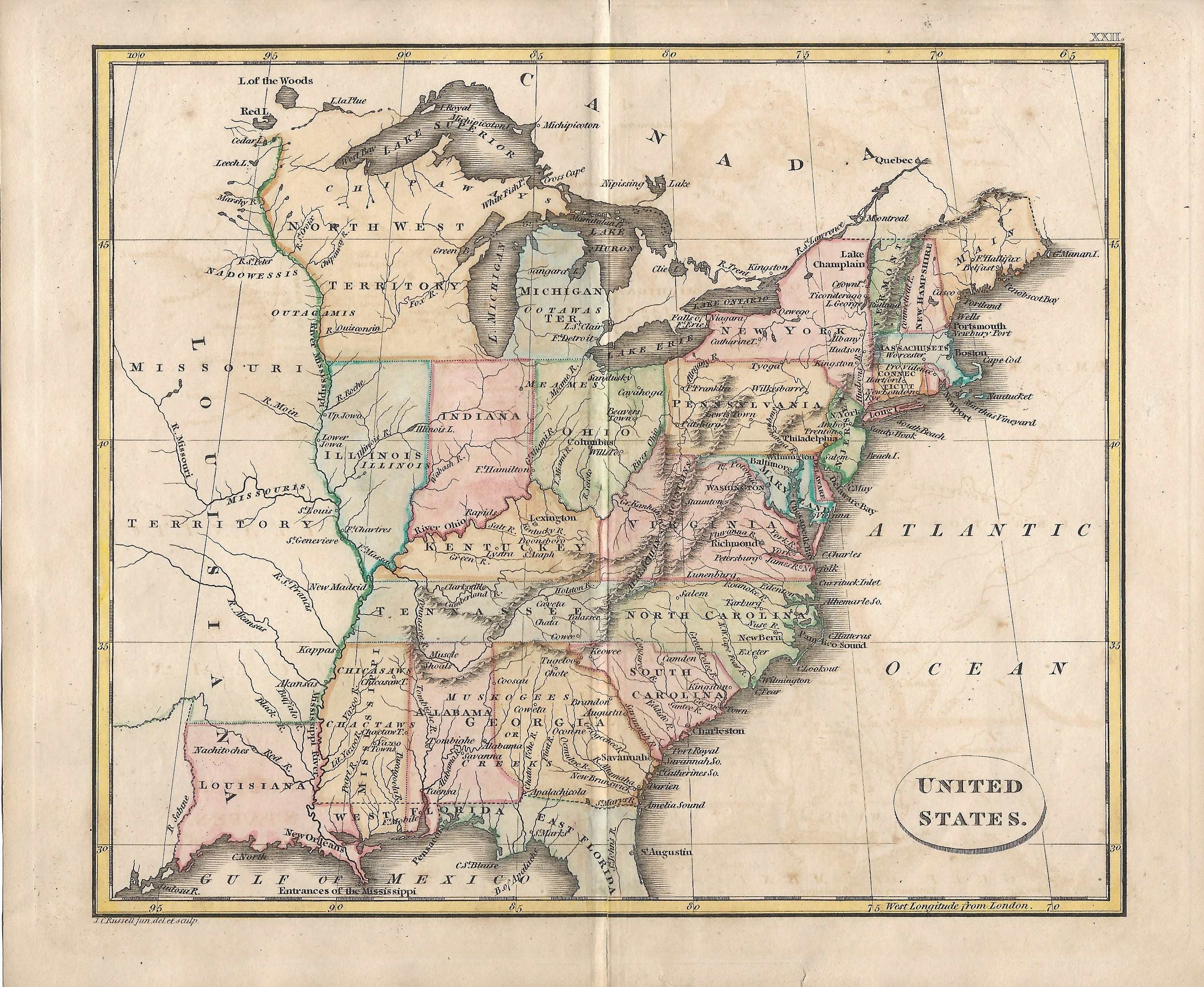 1820's Pennsylvania Maps