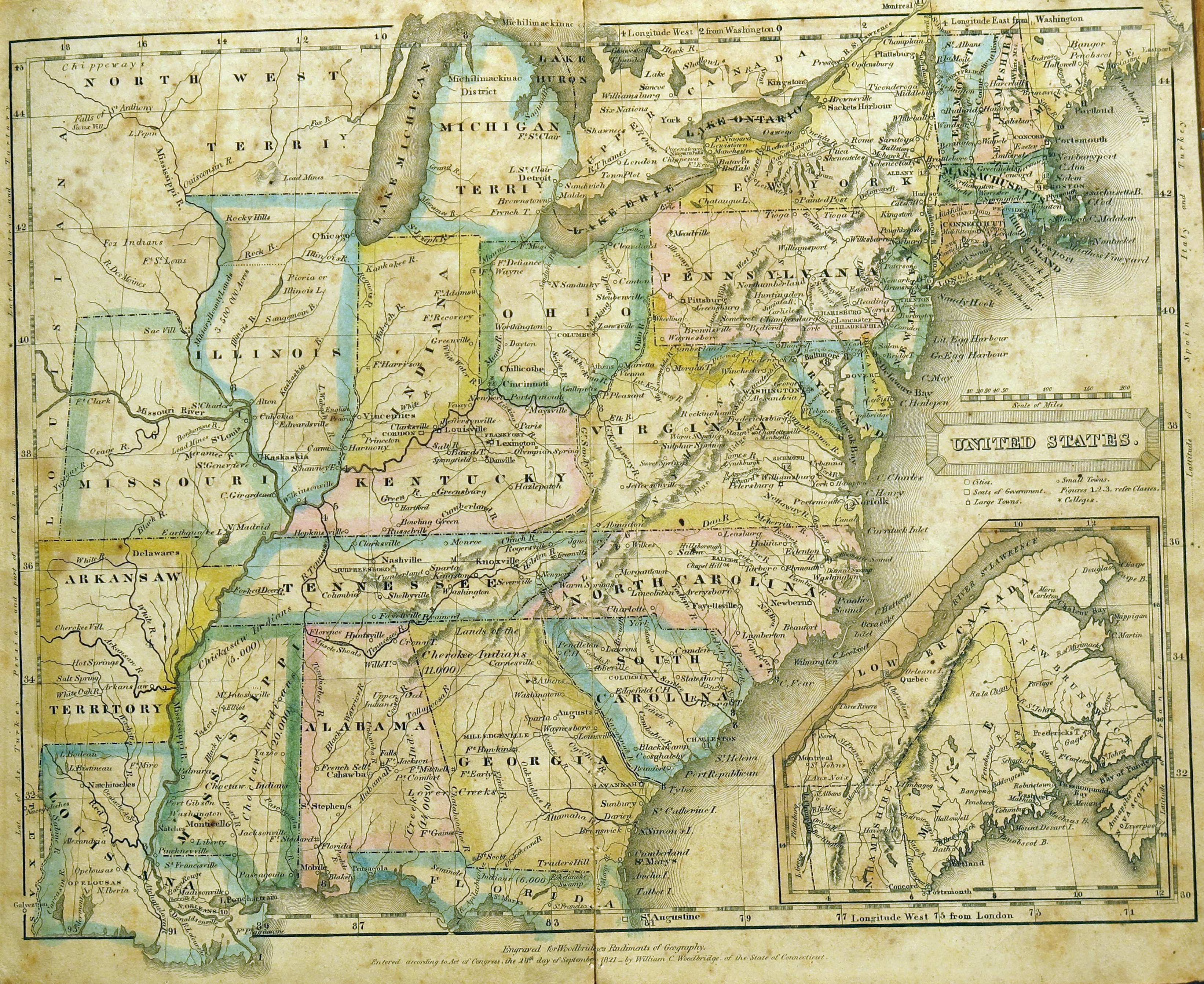 1820's Pennsylvania Maps