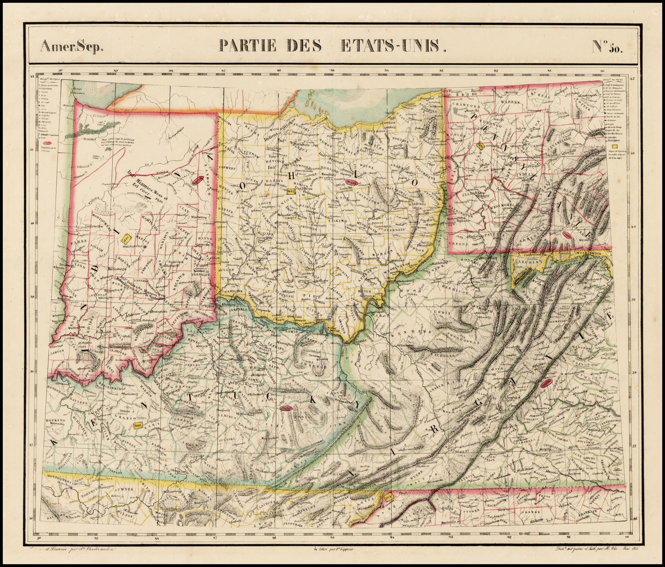 1820's Pennsylvania Maps