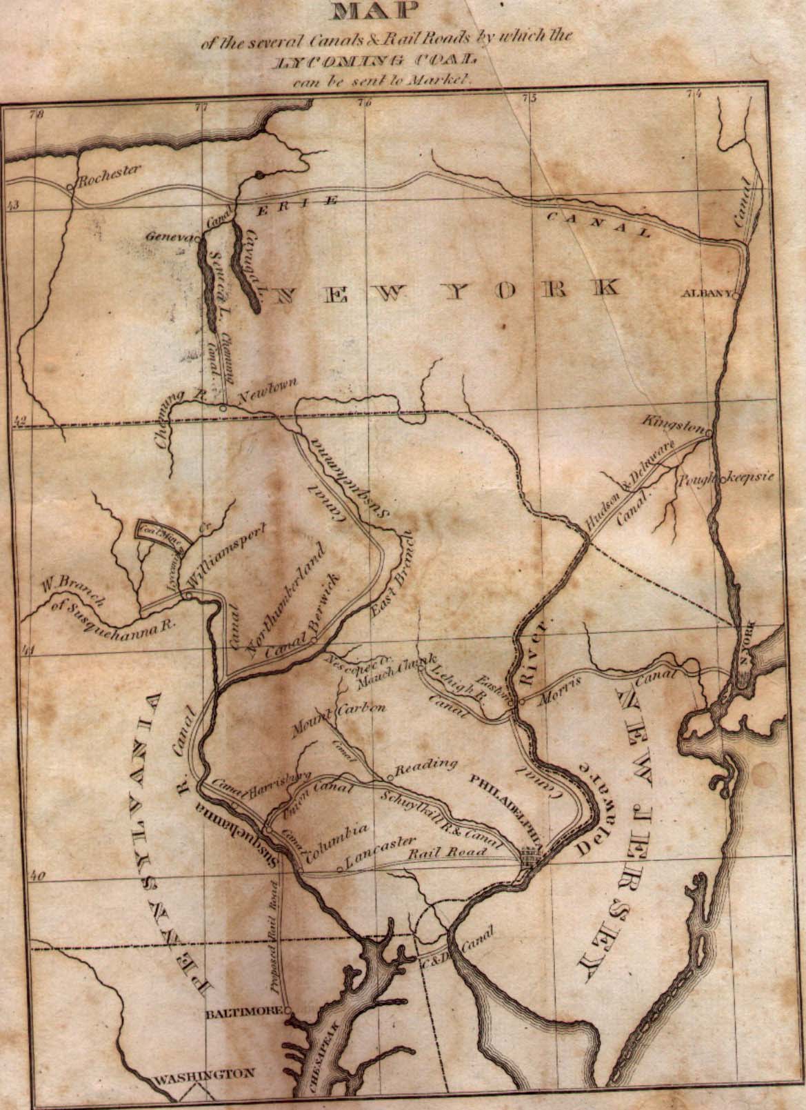 1820's Pennsylvania Maps