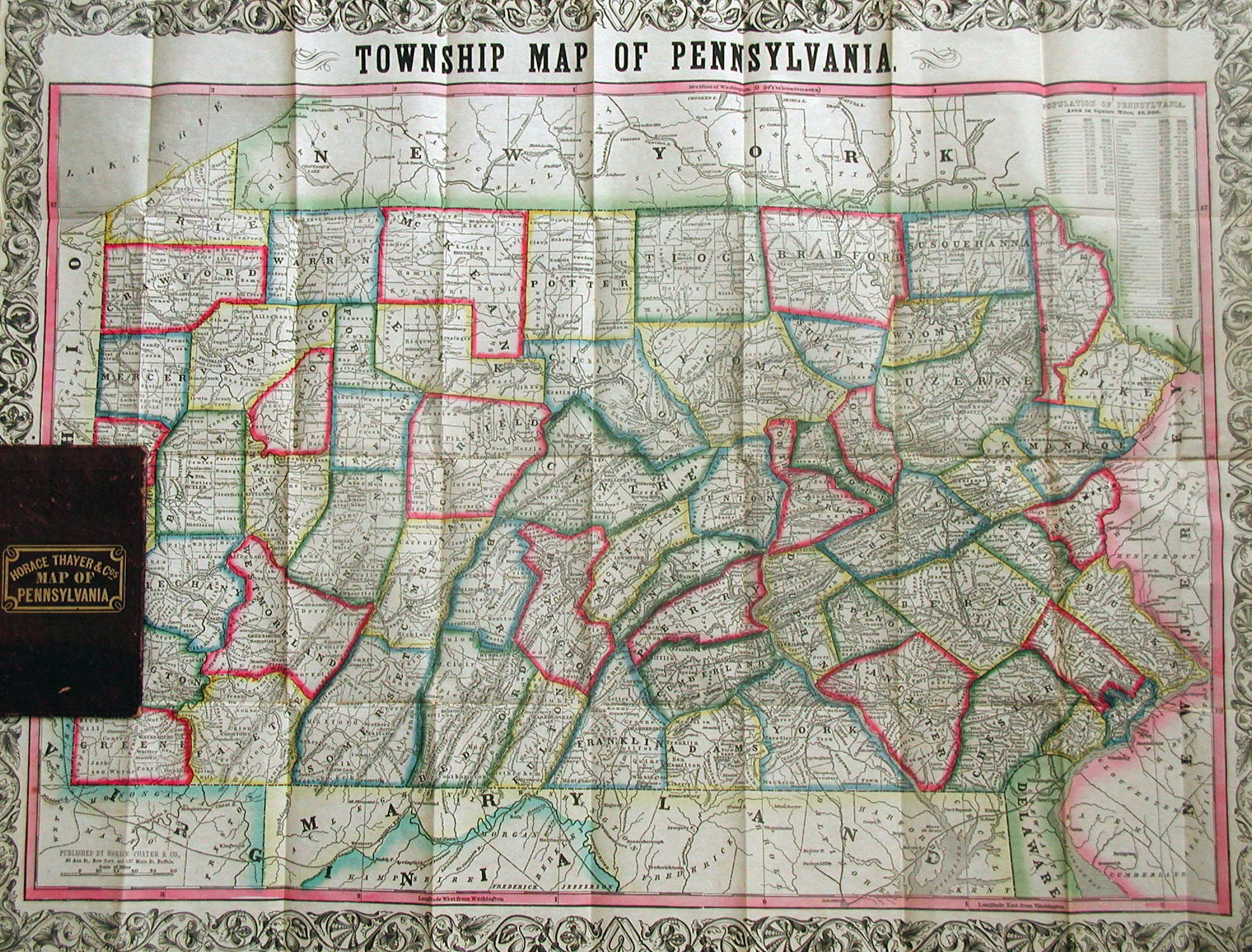 1850's Pennsylvania Maps