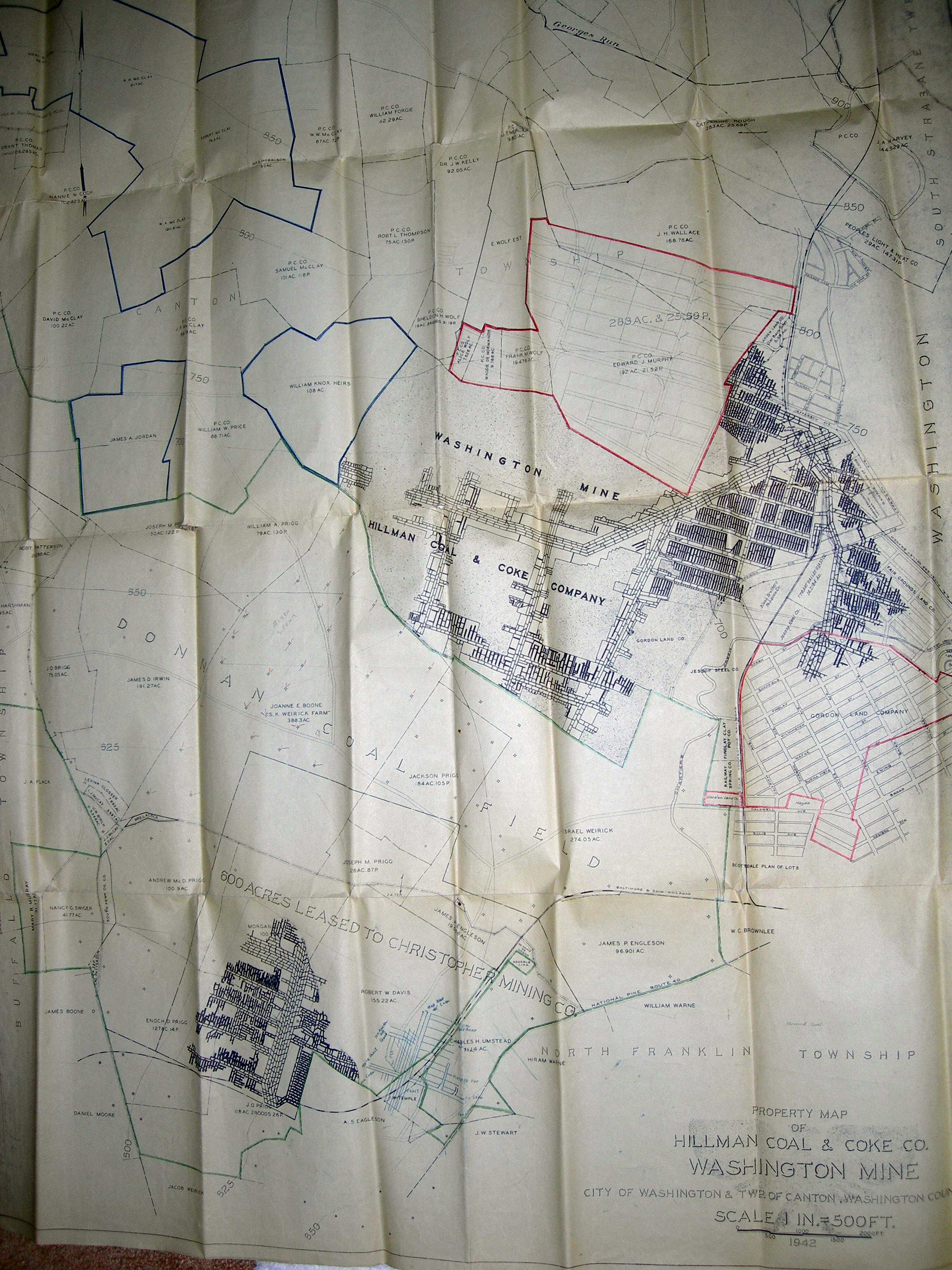 Old Pennsylvania Coal Mine Maps