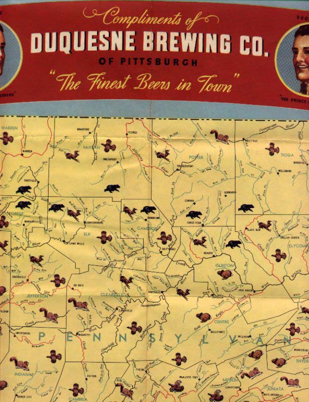 1940's Pennsylvania Maps