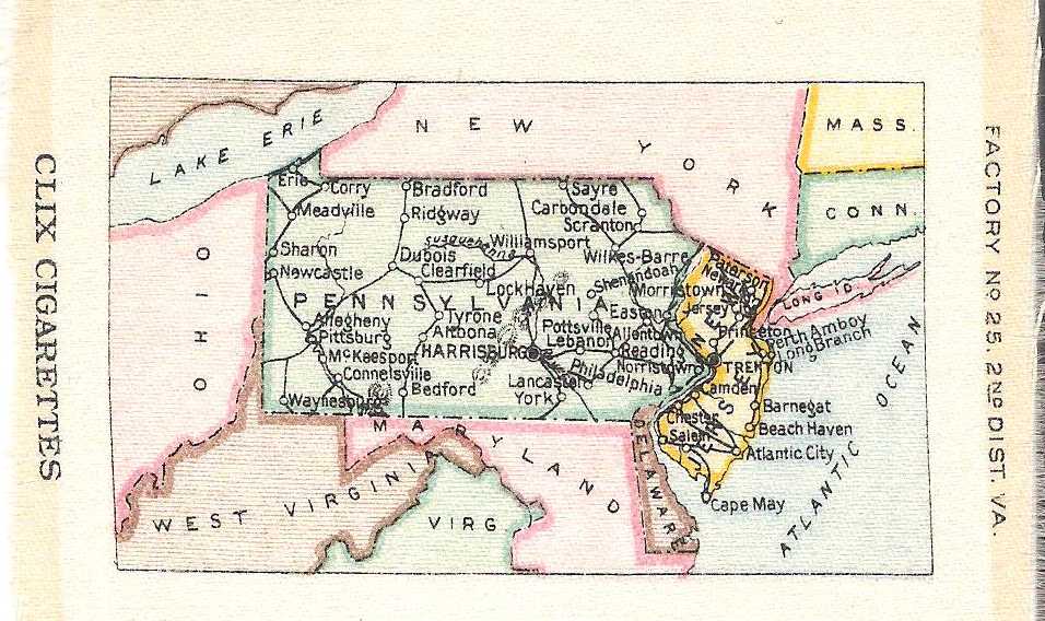 Map of Pennsylvania Geology