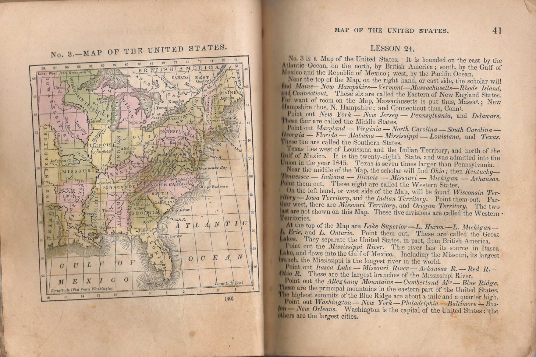 Map of the United States and Territories, 1869 David Rumsey
