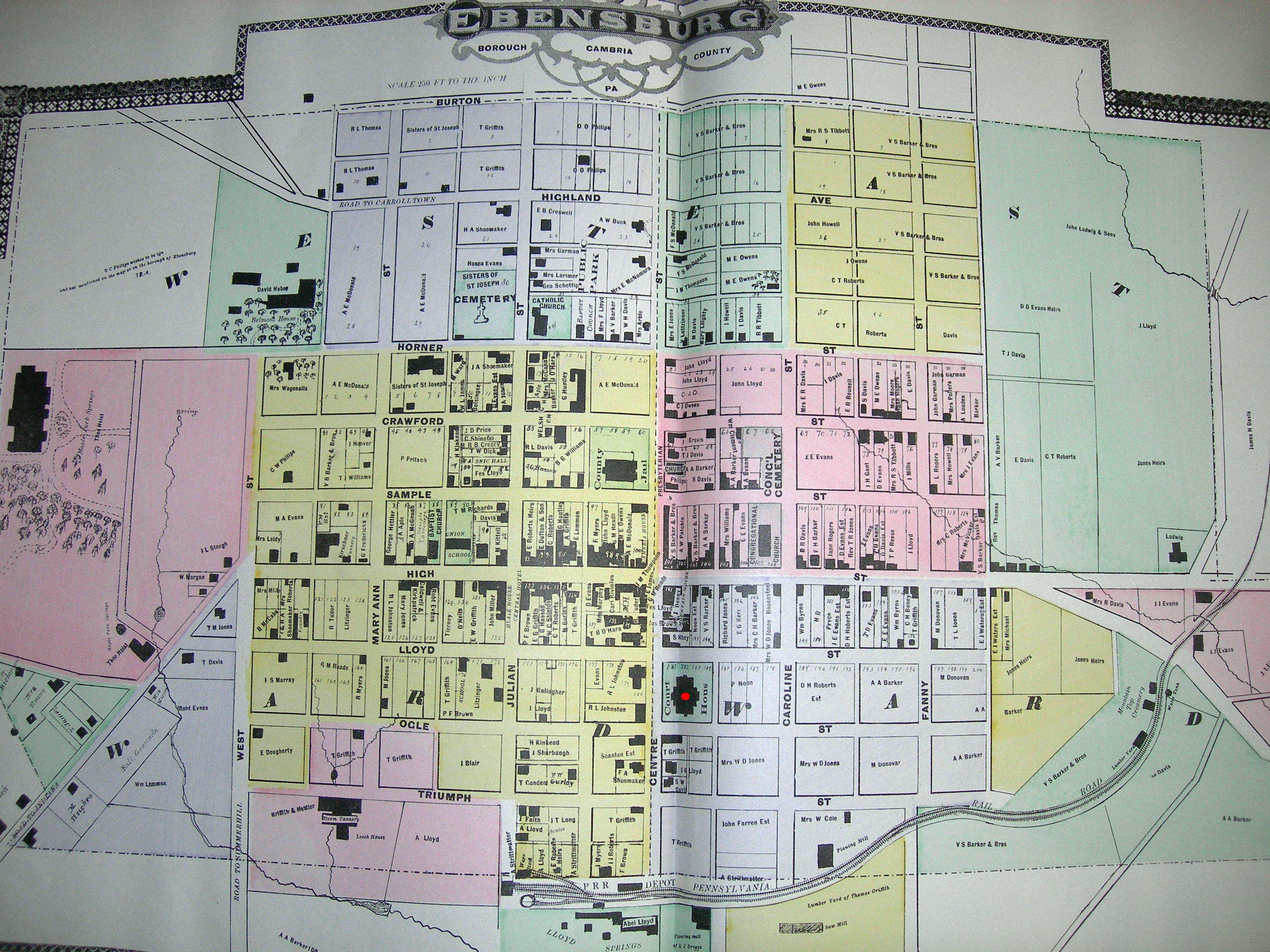County Seats & Courthouses Cambria Cumberland