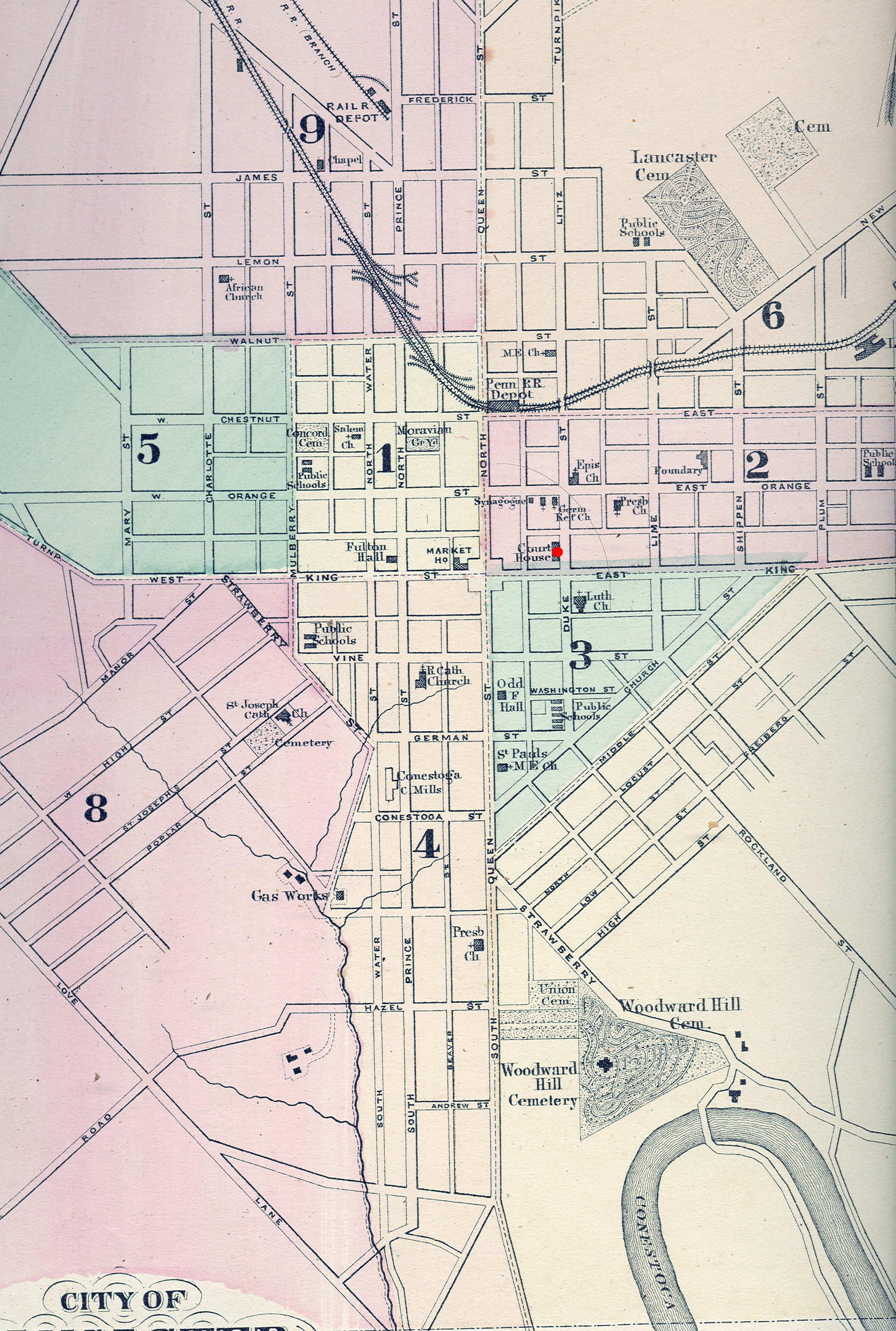Map Of Surrounding Lancaster Pa
