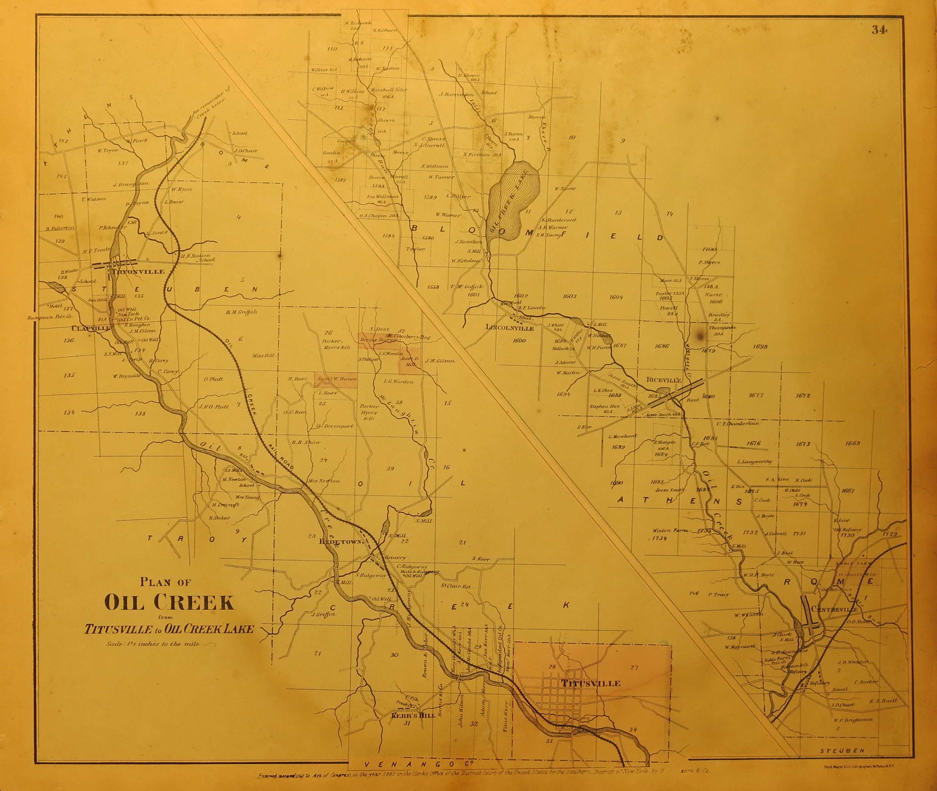 Atlas of the Oil Region of Pennsylvania