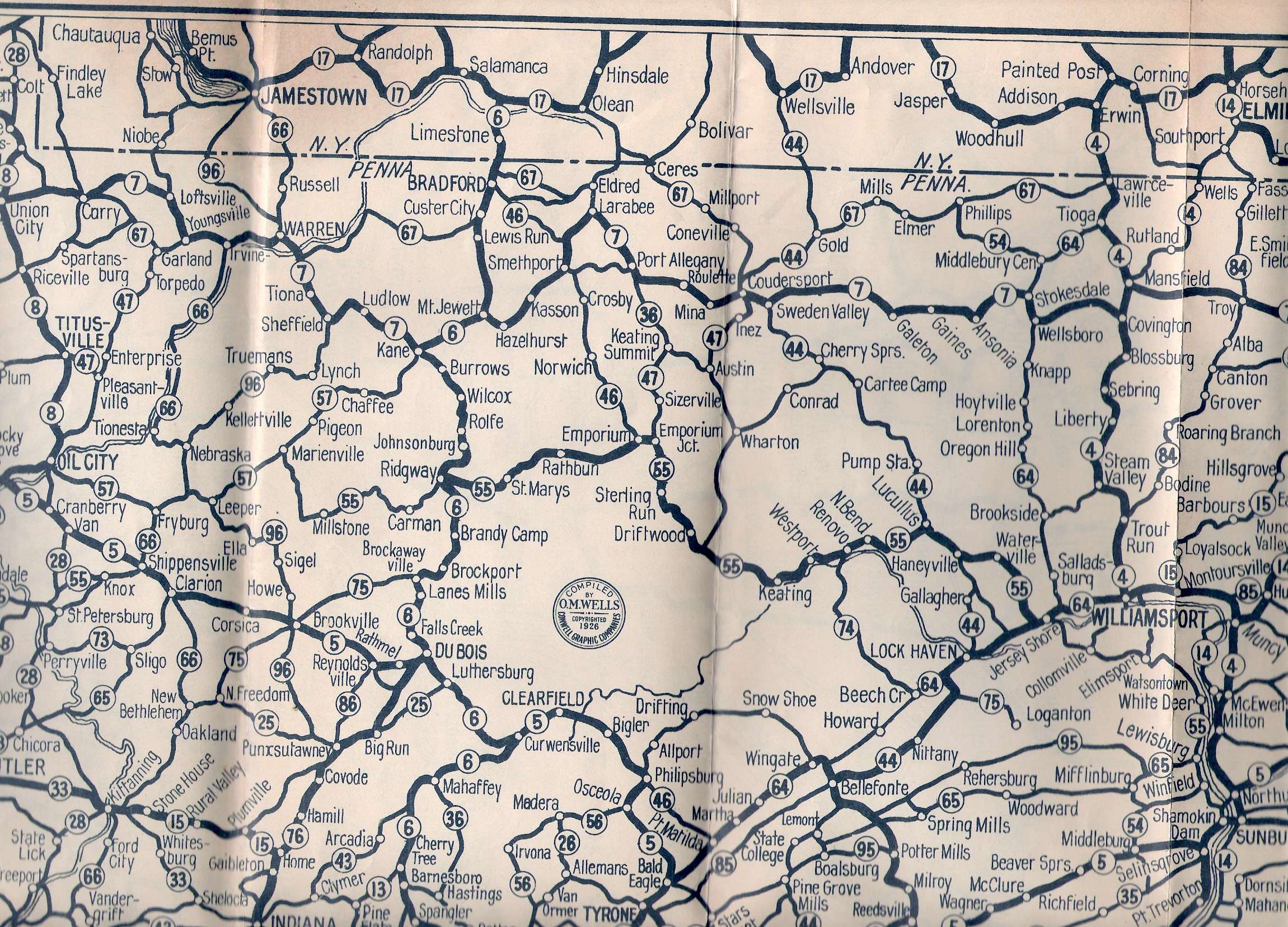 Old maps of Oil City