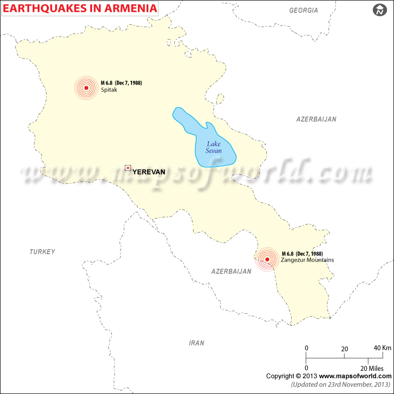 Armenia Earthquake on Dec 7, 1988