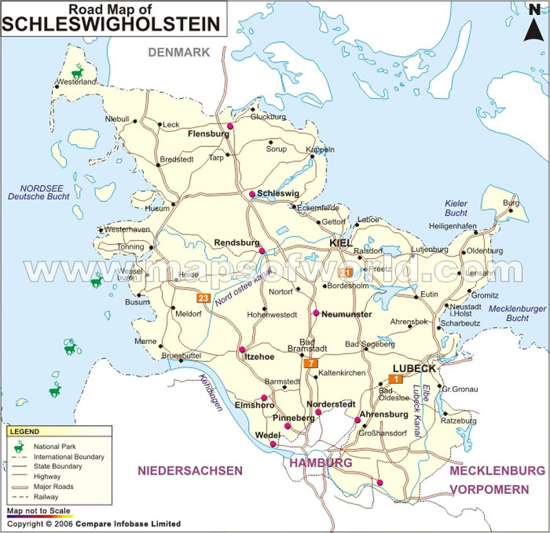 Schleswig Holstein Road Map