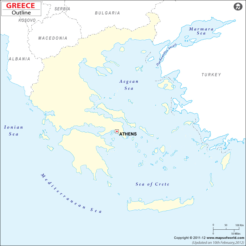 Greece Map Map of Greece Collection of Greece Maps