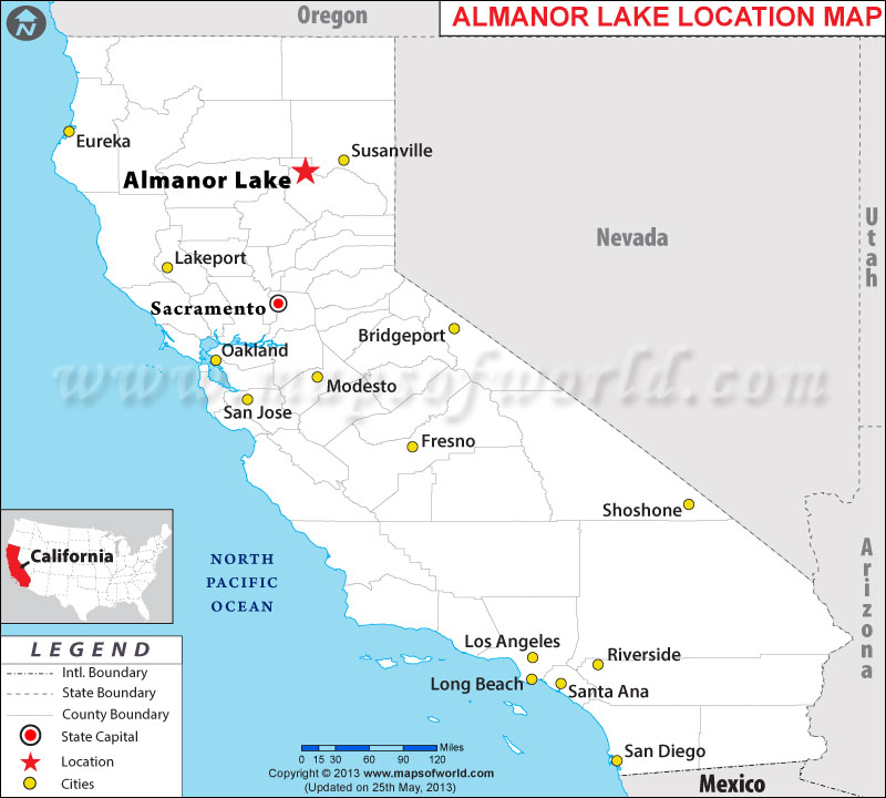 Where is Almanor Lake Located in California, USA
