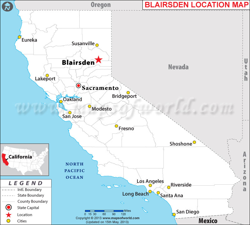Where is Blairsden, California