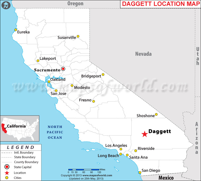 Where is Daggett, California