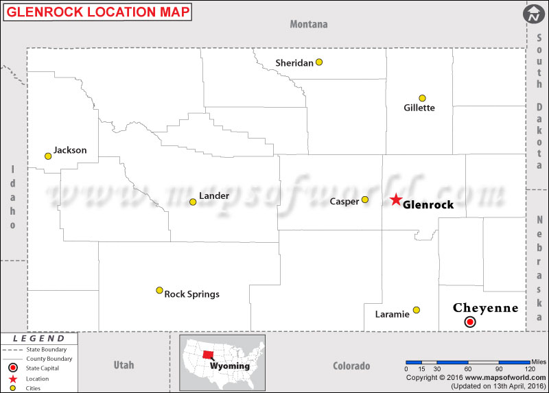 Where is Glenrock Located in Wyoming, USA