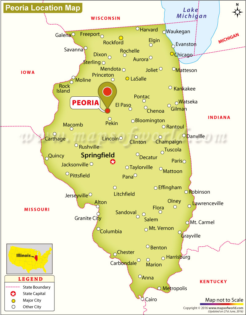 Maps Of Peoria Il