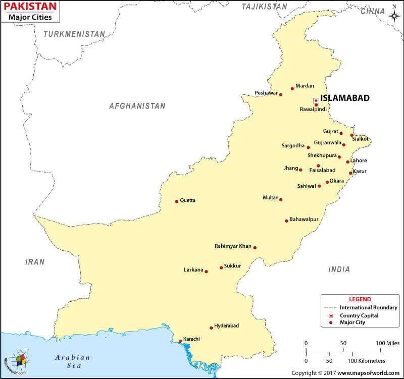 Pakistan: Provinces, Districts, Subdistricts, Cities, Towns.