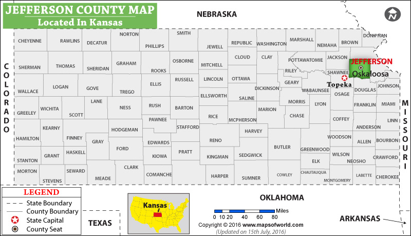 Jefferson County Ks Gis Jefferson County Map, Kansas