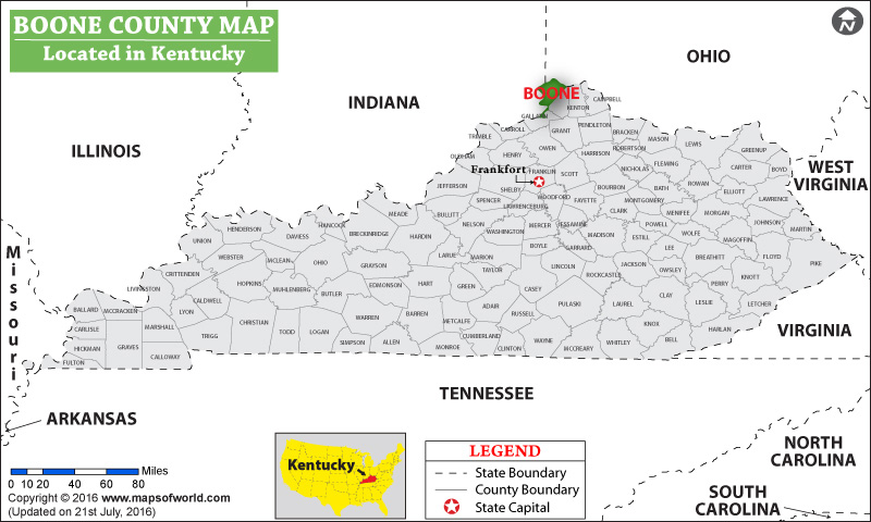 Boone County Gis Ky Boone County Map, Kentucky