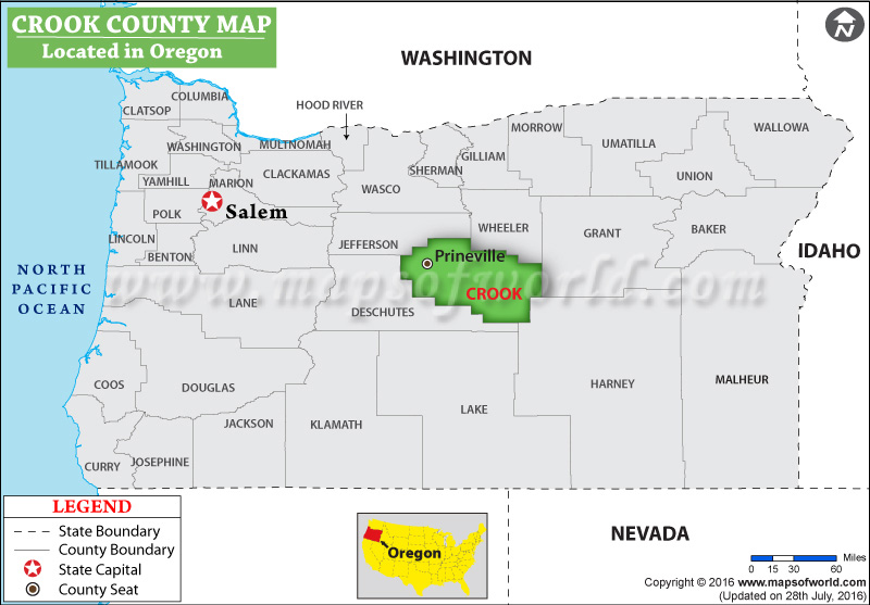 Crook County Oregon Map Zip Code Map
