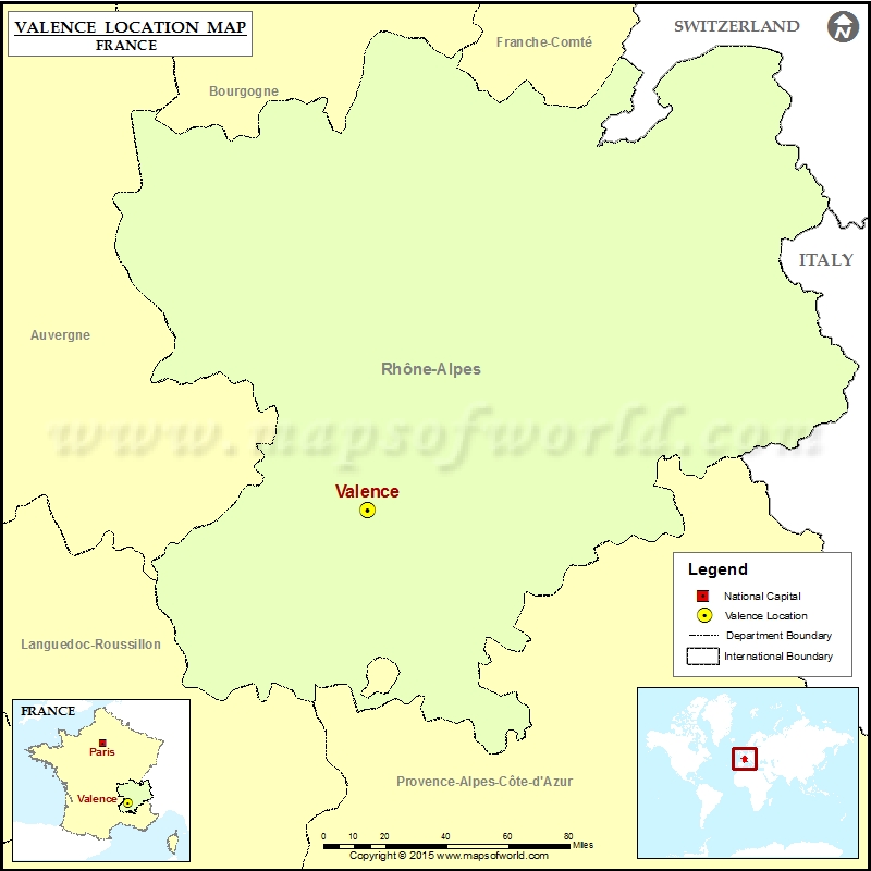 Where is Valence Located in France