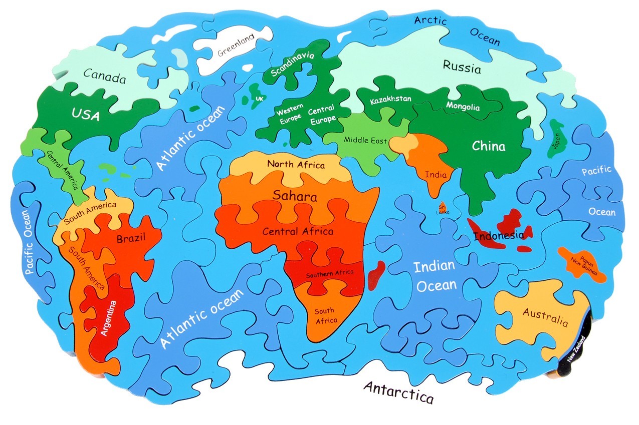 World Map Jigsaw Puzzle Printable Maps Part