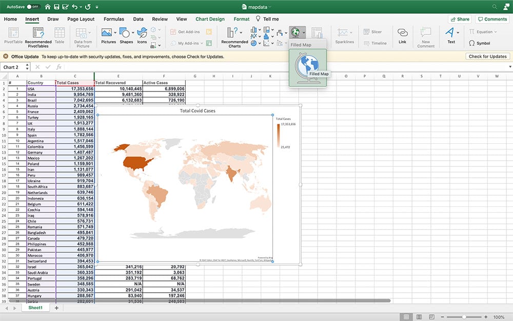 Create a Geographic Heat Map in Excel [Guide] Maptive