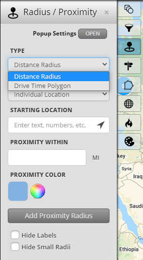 Commute Time Calculator Map How To Generate A Commute Time Map | Maptive