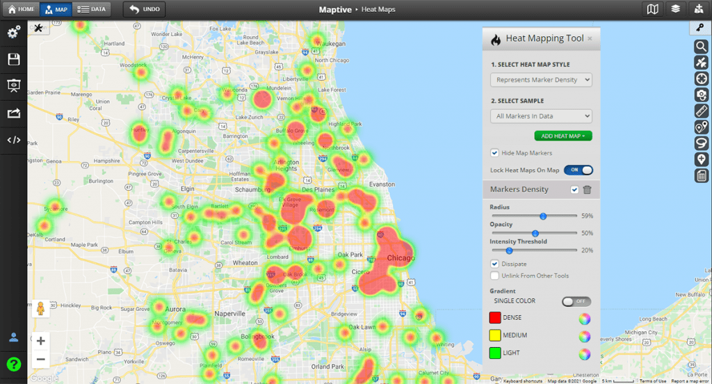 How to Plot Multiple Locations on a Map Maptive