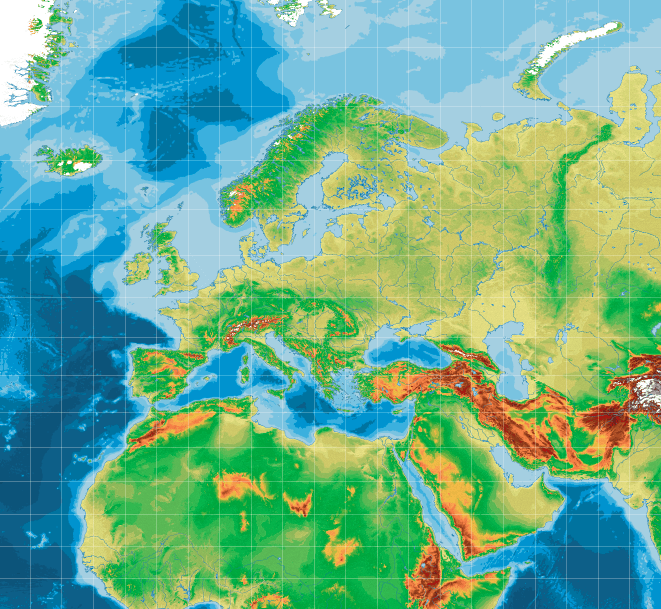 Maptorian topographic world maps – Maptorian