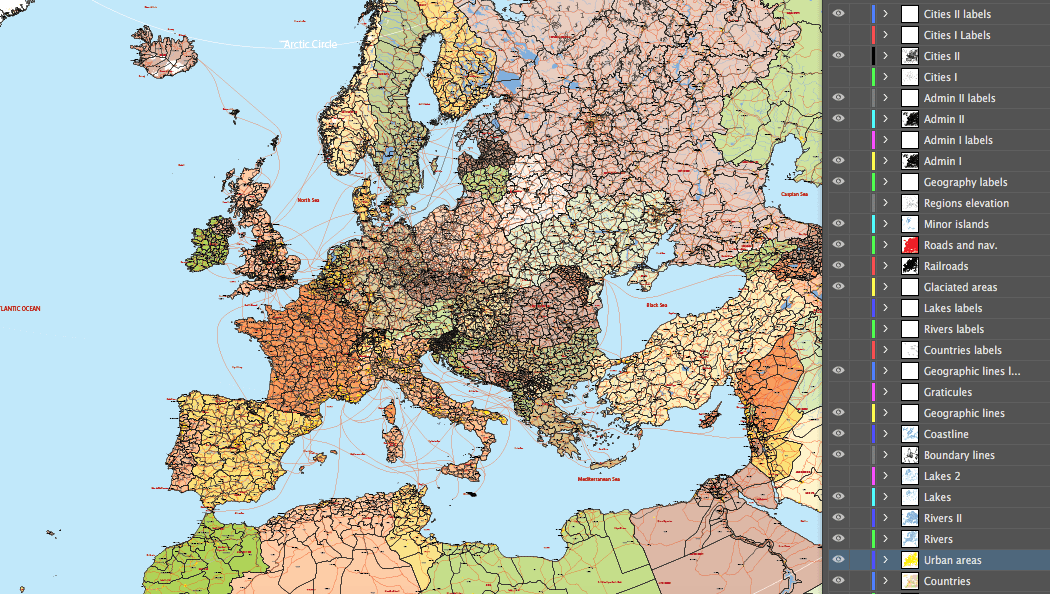 Europakarte Zum Zoomen Europe Maps Pack Maptorian
