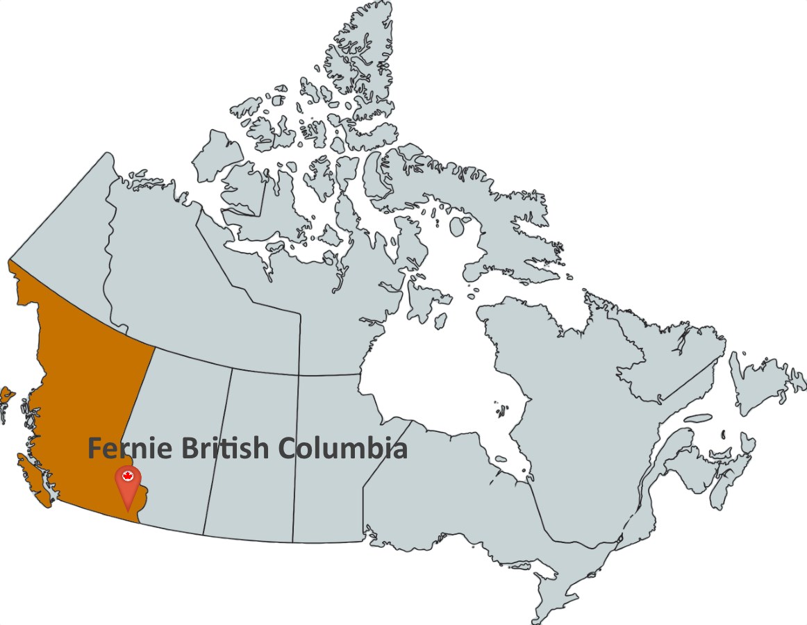 Map Of Fernie Bc Where Is Fernie British Columbia? - Maptrove