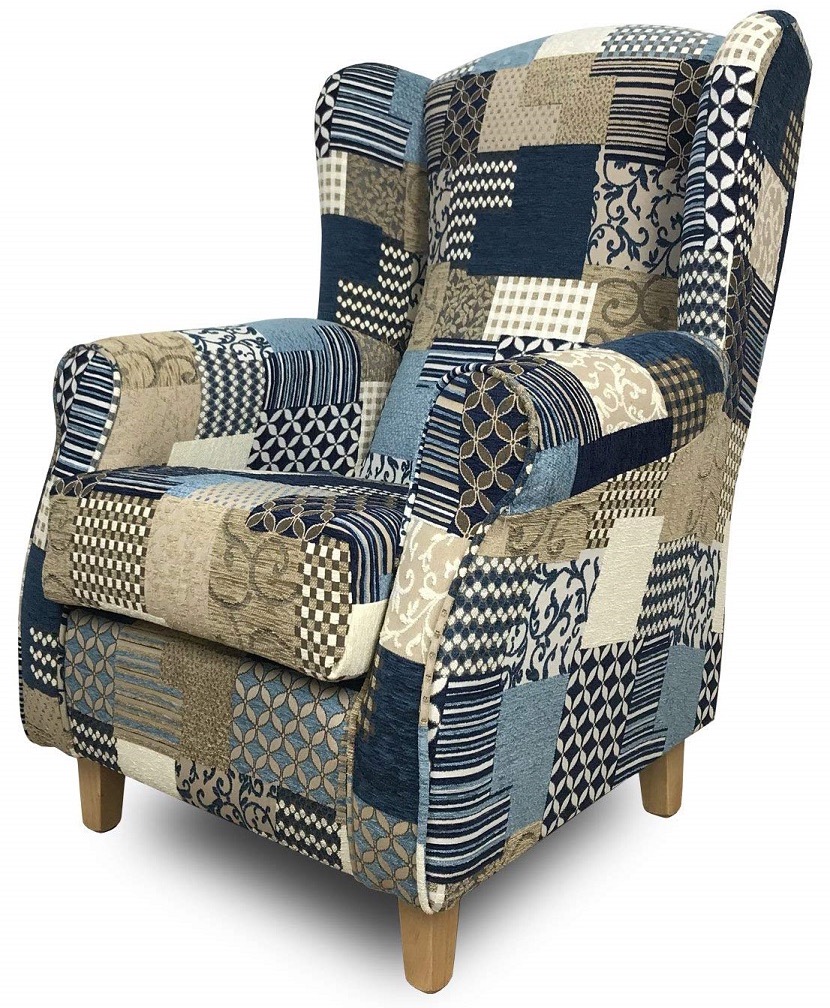 Sillón de Patchwork ideas, modelos para comprar y cómo tapizarlo