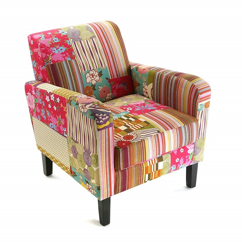 Sillón de Patchwork ideas, modelos para comprar y cómo tapizarlo