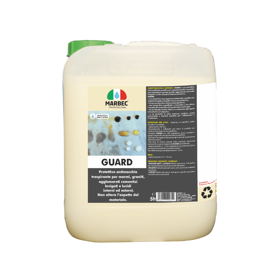 Protective for marble, granite and polished grits GUARD MARBEC