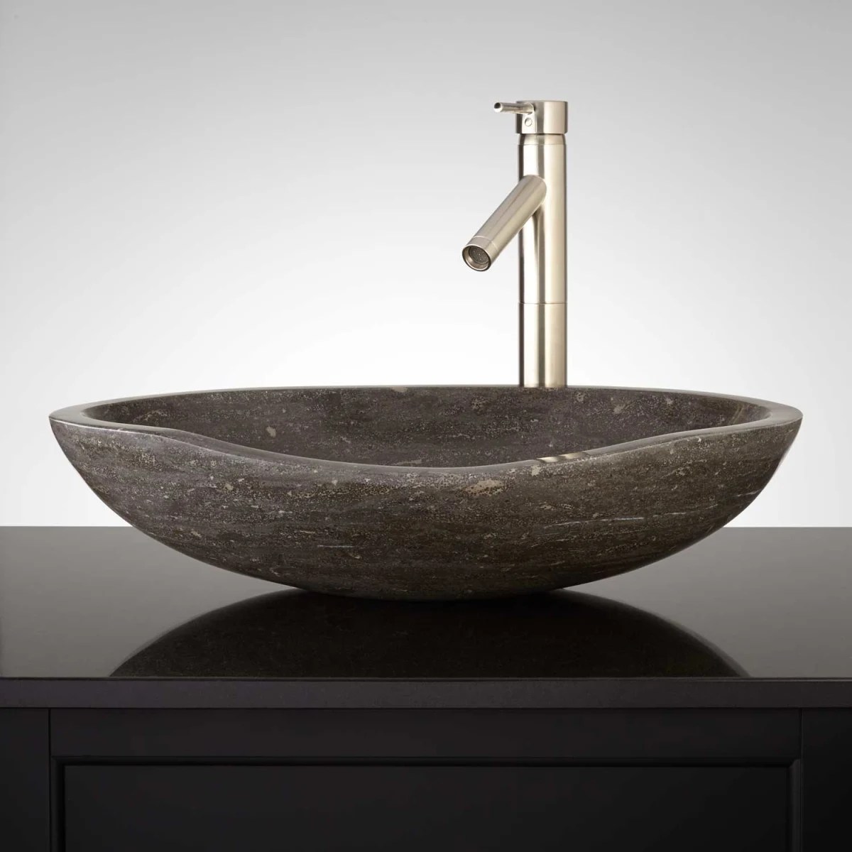 Basalt Vessel Sink Bathroom Sink