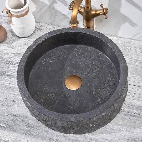 Black Basalt Bathroom Split Washing Vanity Sinks Bathroom Sink
