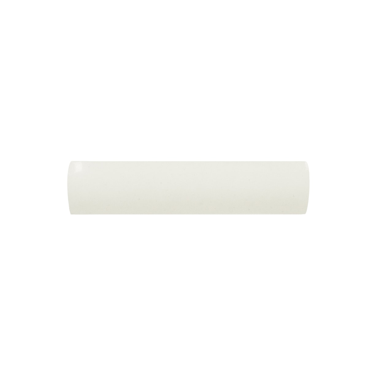 White Matte Quarter Round Ceramic Moldings 1 1/2×6 1/4 Marble Systems