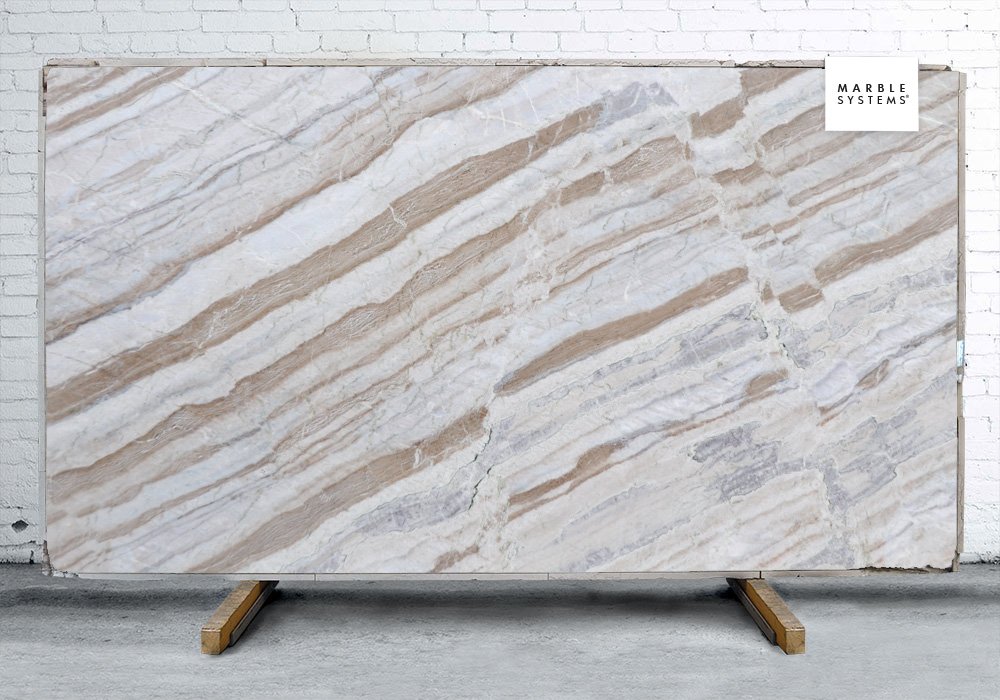 Corteccia Polished Soft Quartzite Slab Random Marble Systems, Marble